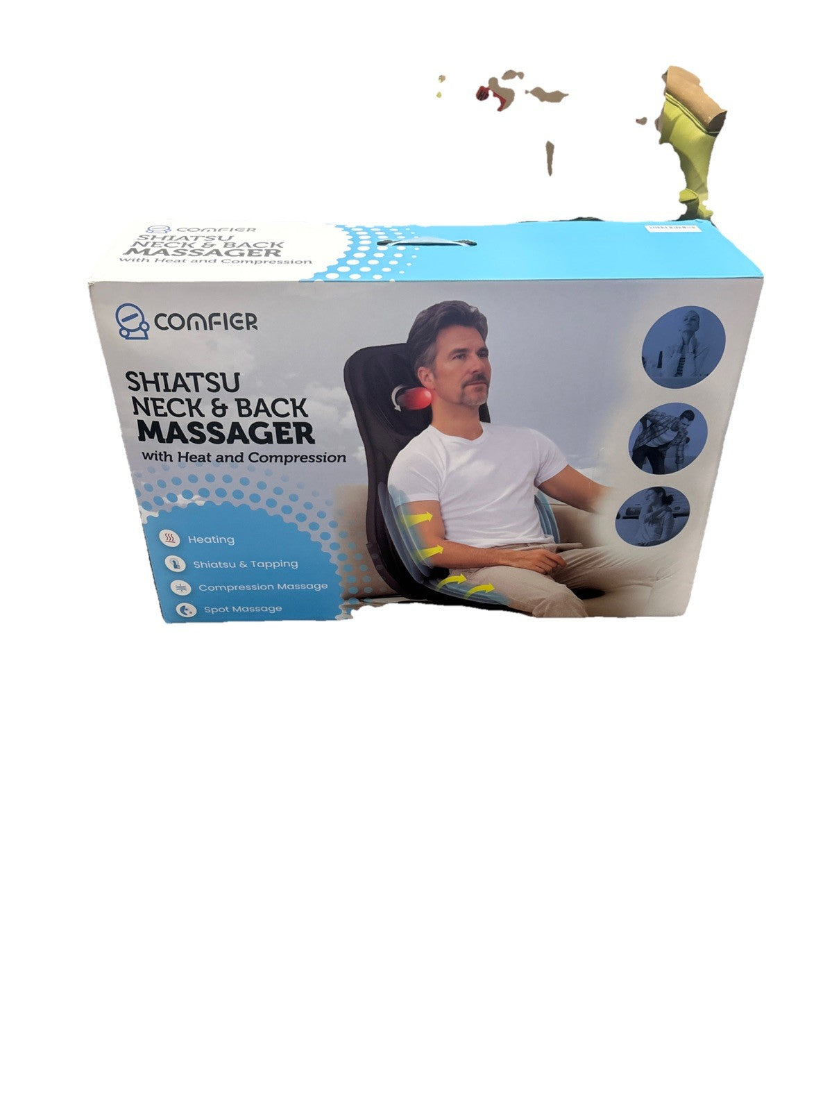 Comfier Shiatsu Back and Neck Massager - Heat And compression