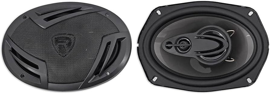 Rockville RV69.4A 6x9" 4-Way Car Speakers, 1000W, 4 Ohm, Rich Bass, CEA Rated