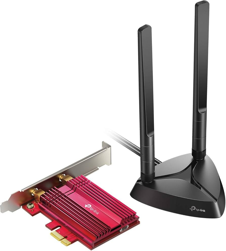TP-Link WiFi 6 AX3000 PCIe WiFi Card (Archer TX3000E), Up to 2400Mbps, Bluetooth