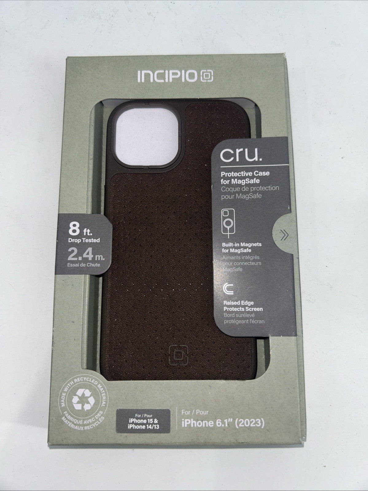 Incipio cru. Apple iPhone 15/iPhone 14/iPhone 13 Protective Case with MagSafe