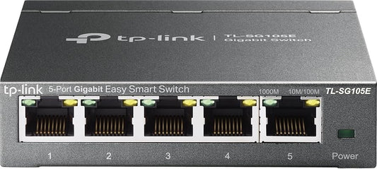 TP-Link TL-SG105E | 5 Port Gigabit Switch | Easy Smart Managed | Plug & Play