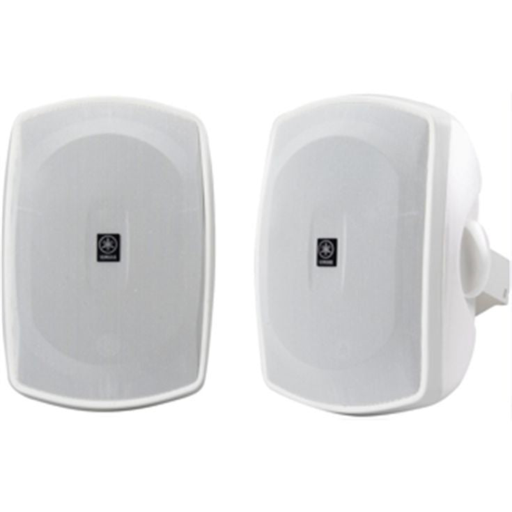 Yamaha Natural Sound 6-1/2" 2-Way All-Weather Outdoor Speakers Pair - Black
