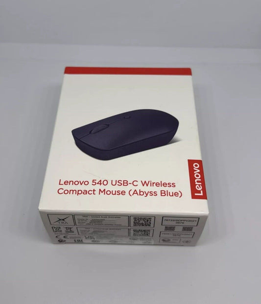 Lenovo 540 USB-C Wireless Compact Mouse, Abyss Blue
