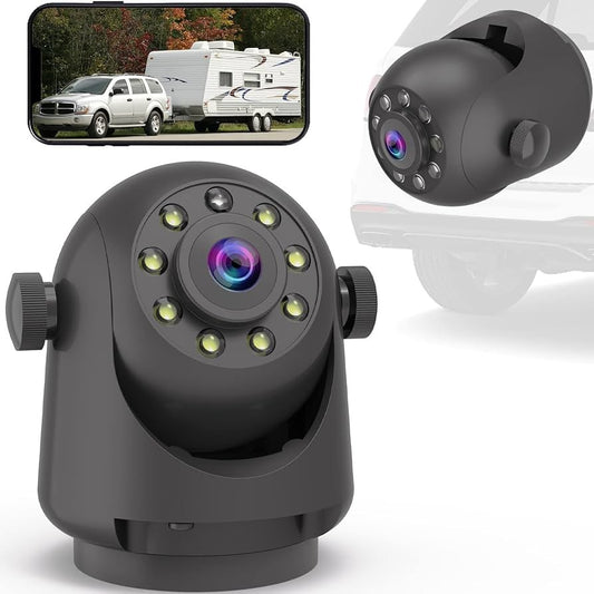 YEOIZO Wireless Magnetic Backup Camera for Trailers/RV/Camper