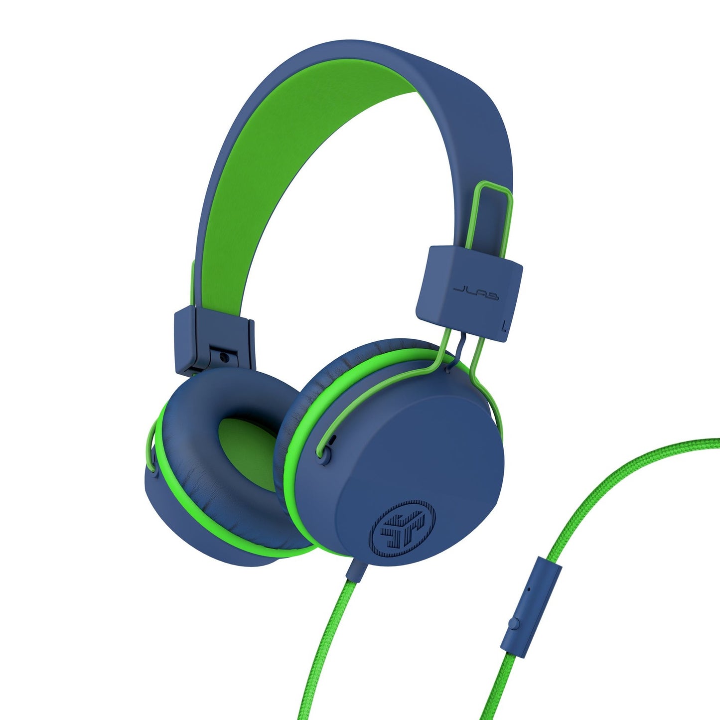 JLab JBuddies Studio Wired Headphones - Blue/Green