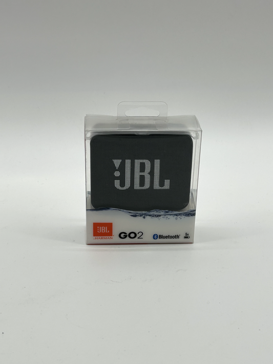 JBL Go 2 Bluetooth Waterproof Portable Speaker - Black (JBLGO2BLK)