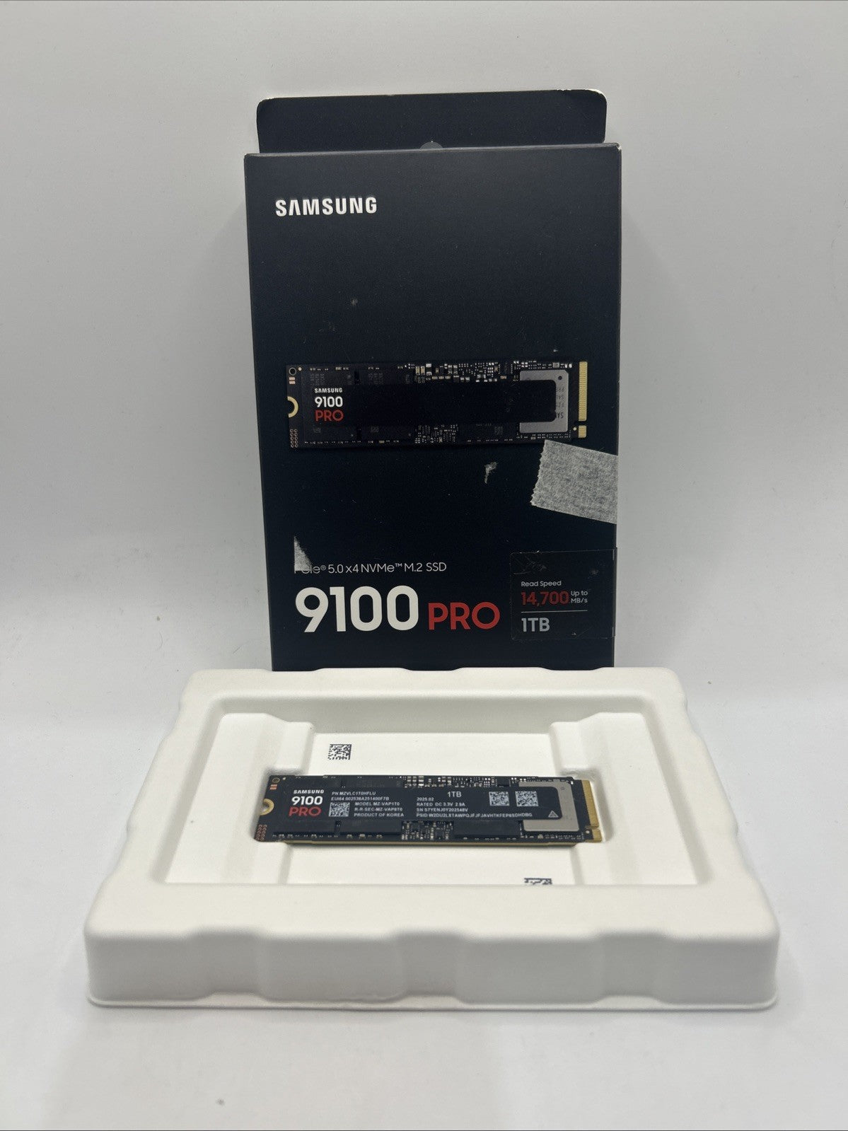SAMSUNG SSD 9100 PRO 1TB, PCIe 5.0x4 M.2 2280, Seq. Read Speeds Up To 14,800MB/s