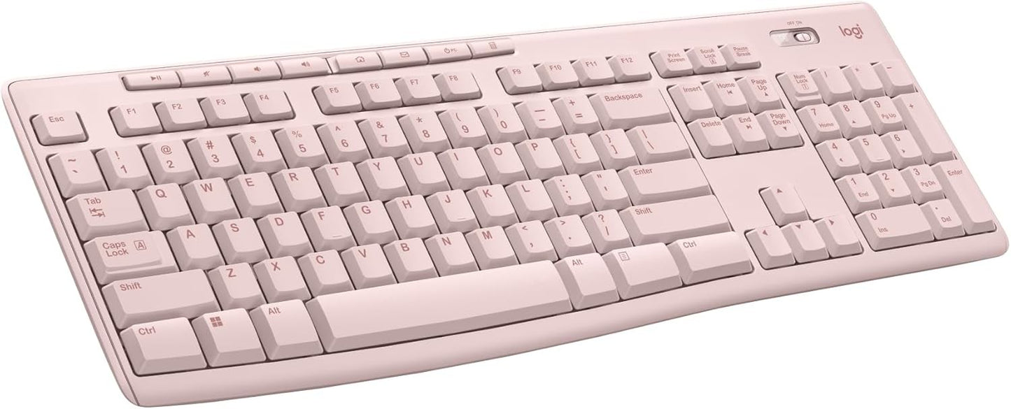 Logitech K270 Wireless Keyboard for Windows, 2.4 GHz Wireless, Full-Size