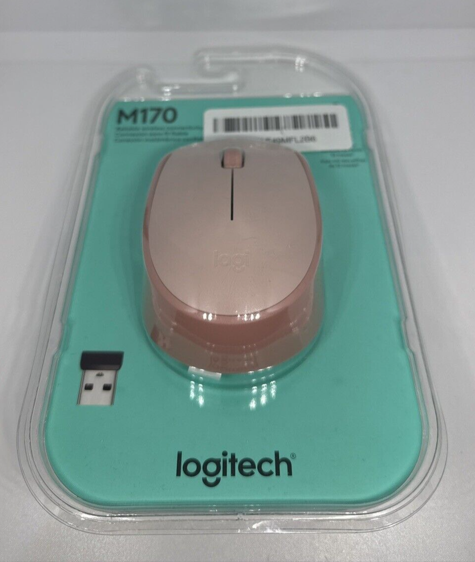 Logitech M170 Wireless Mouse - Pink