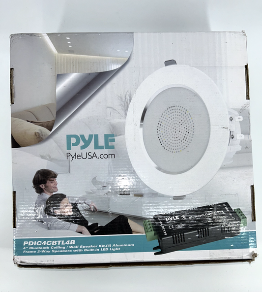 Pyle PDIC4CBTL4B 4 inch Bluetooth Ceiling/Wall Speaker Kit