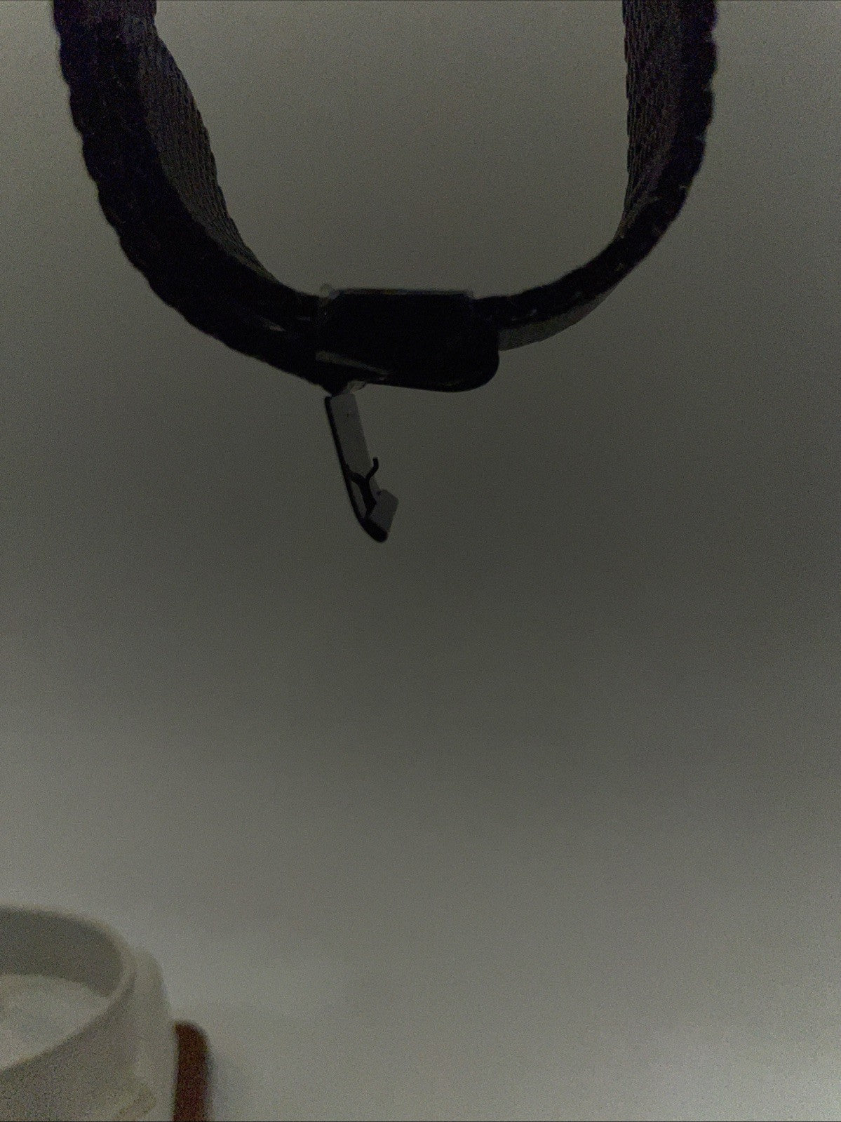 Broken Clasp Citizen Men's Watch BM6988-57E Eco-Drive Black Dial Solar Mesh