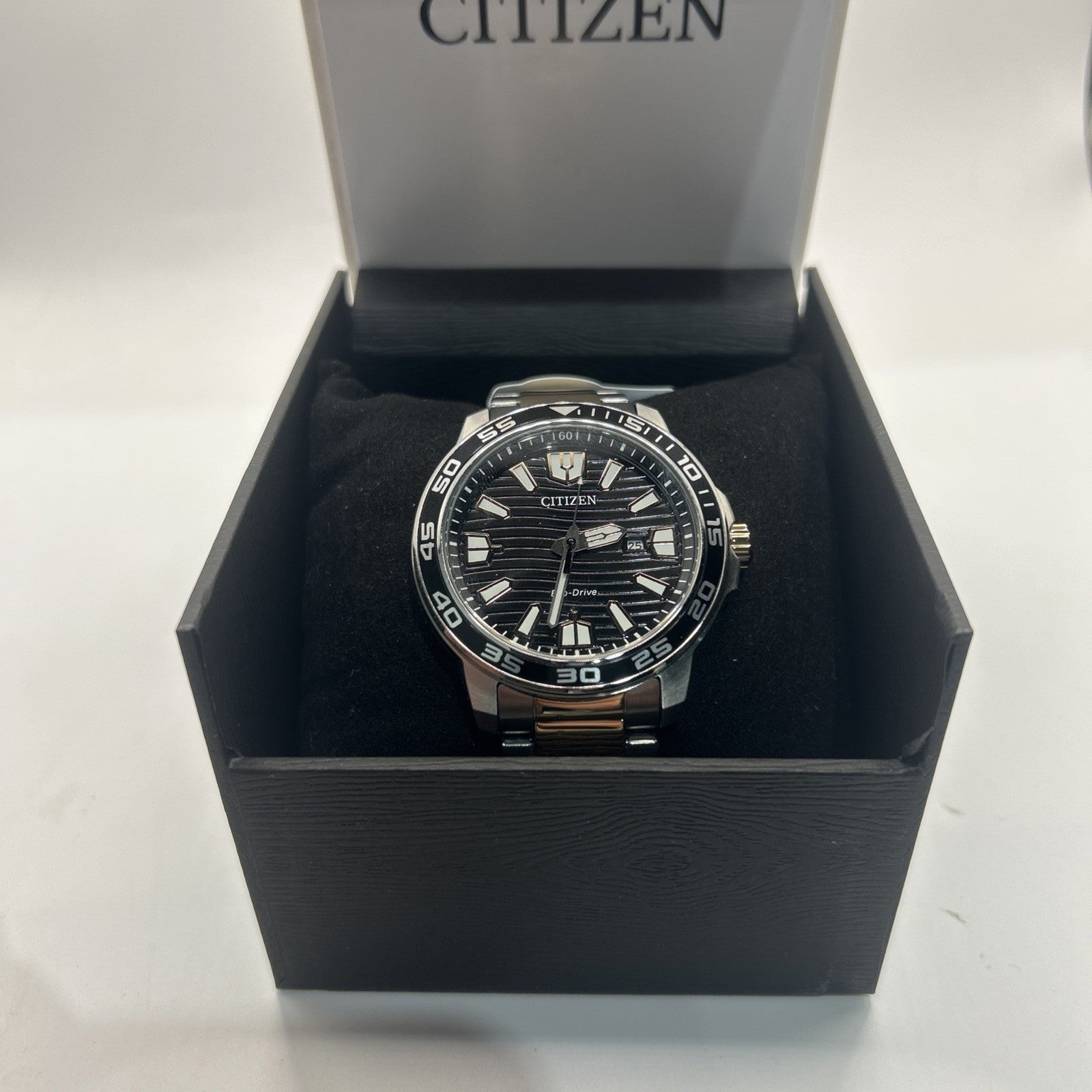 Citizen Men's Sport Casual 3 Hand Calendar Eco-Drive Two Watch 45 MM AW1706-52E