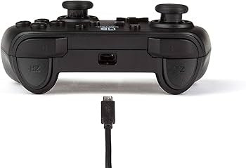 PowerA Nintendo Switch Wired Controller - Black, Detachable 10ft USB Cable,