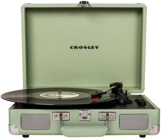 Crosley CR8005F-MT Cruiser Plus Vintage 3-Speed Bluetooth in/Out Suitcase Vinyl