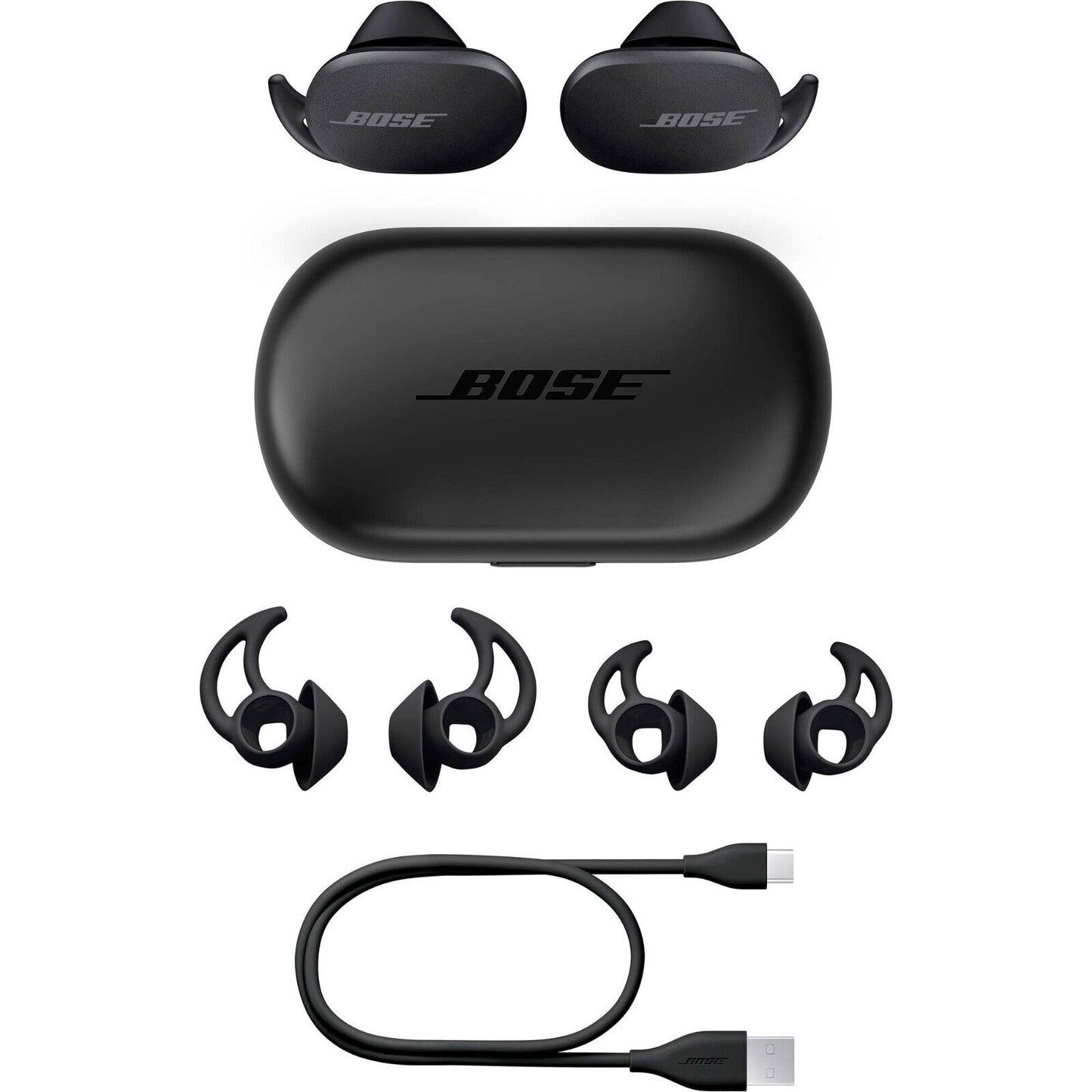 Bose QuietComfort In Ear Wireless Headphones - Triple Black (831262-0010)
