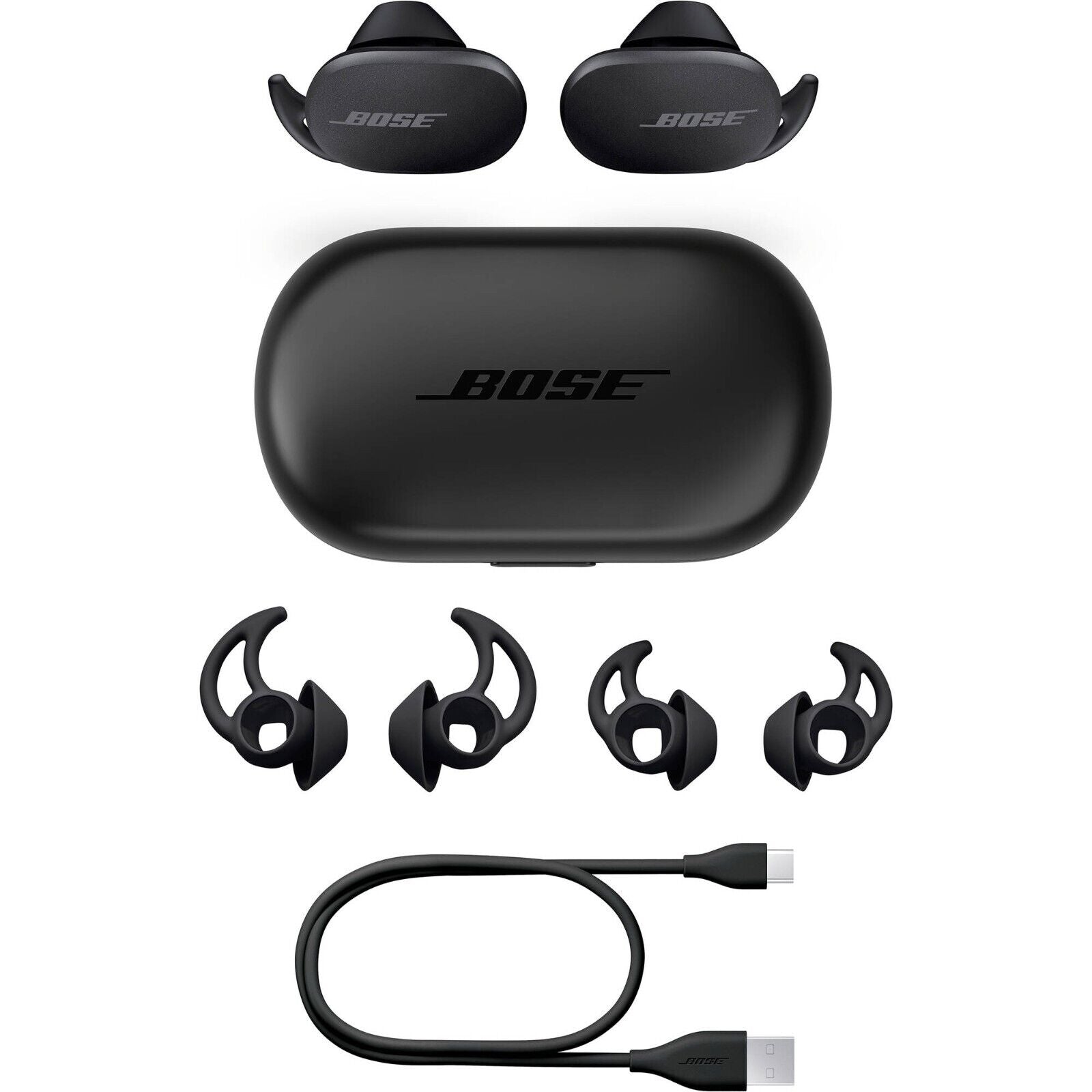 Bose QuietComfort In Ear Wireless Headphones - Triple Black (831262-0010)