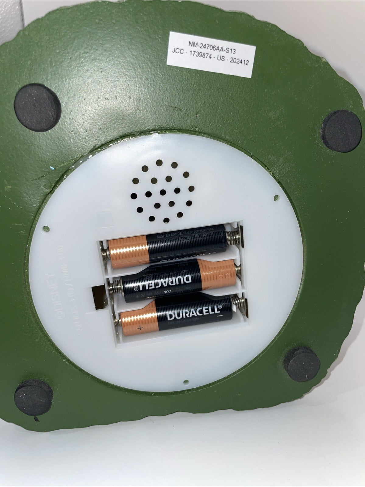 Disney Spring Village Blue House From 13 Piece Set Missing Bottom Battery Cover