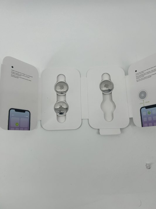 Apple AirTag White Air Tag (3 Pack) - 100% authentic - Tested - Reset