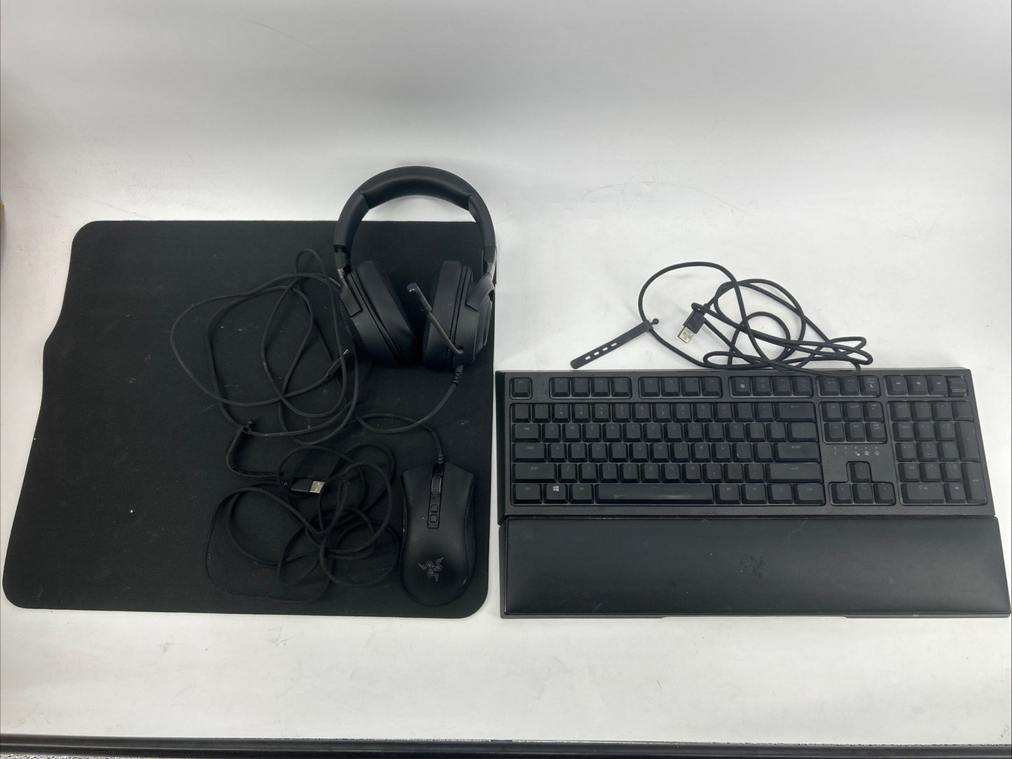 Razer Homerun Gaming Bundle Keyboard + Mouse + Pad + Headset - Used Tested