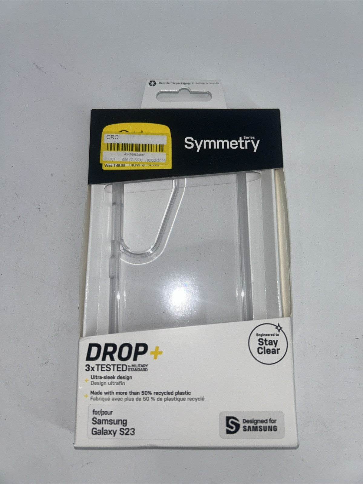 OtterBox Symmetry Series Case For Samsung Galaxy S23- Clear