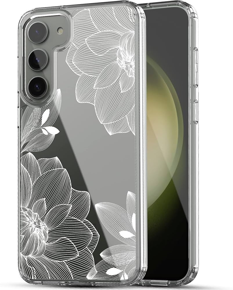 RANZ Galaxy S23 Plus Case, Anti-Scratch Shockproof Series Clear Hard PC+ TPU