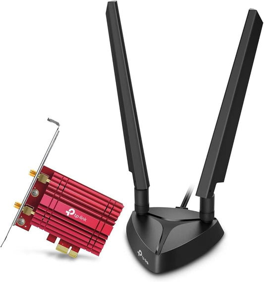 TP-Link WiFi 6E Intel AX210 AXE5400 PCIe WiFi Card for PC Archer TXE75E