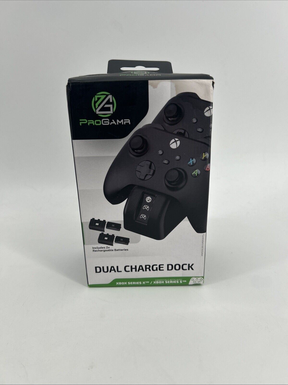 ProGamr Dual Charge Dock Xbox Series X/S Controller Accessory 2 Battery Recharge