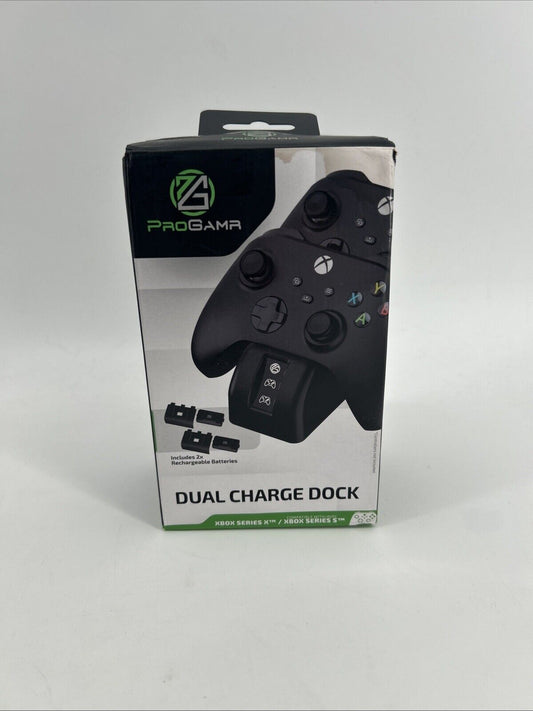 ProGamr Dual Charge Dock Xbox Series X/S Controller Accessory 2 Battery Recharge