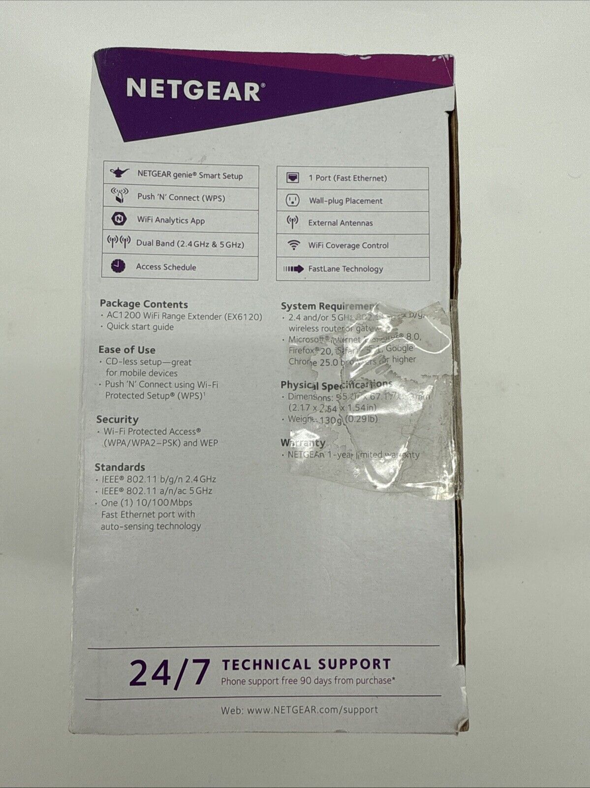 NETGEAR EX6120100NAS Wi-Fi Range Extender