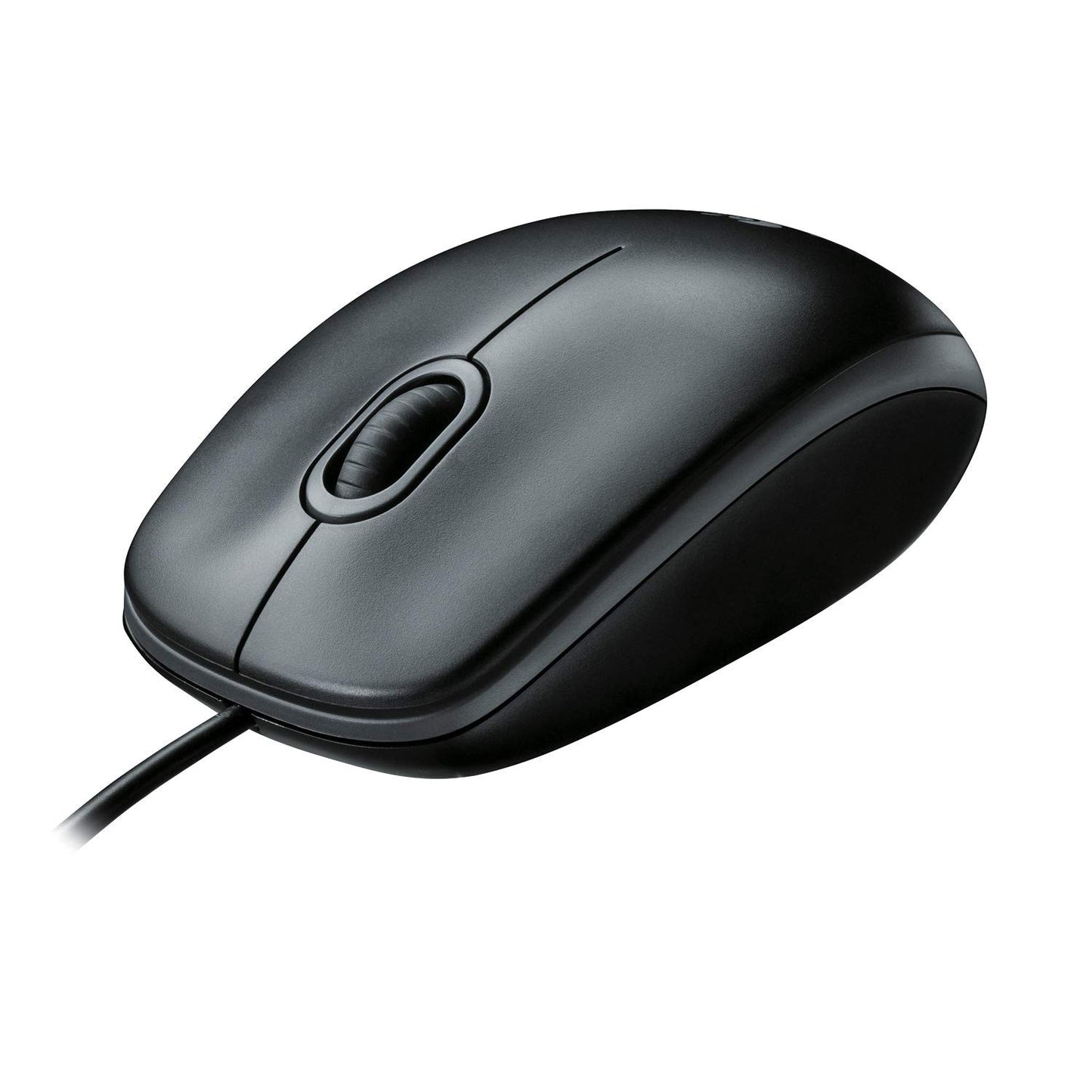 Logitech B100 Corded Mouse, Wired USB Mouse for Computers and Laptops, Right