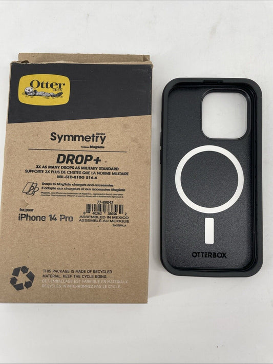 OtterBox Symmetry Series+ Case for iPhone 14 Pro (Black)