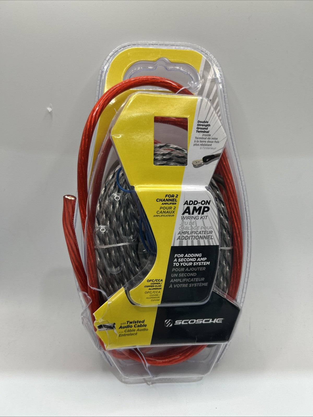 Scorsche Add On Amp Wiring Kit For 2 Channel Amplifiers 1200-1600 Watt