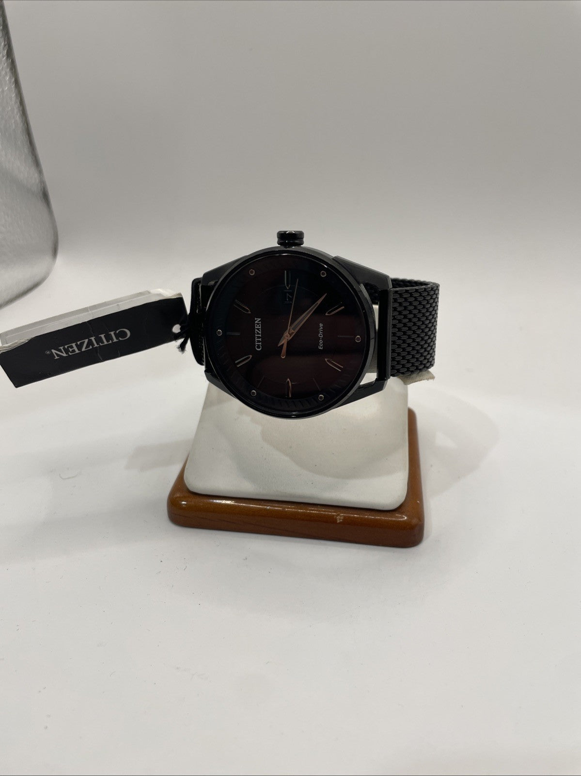 Citizen Men's Watch BM6988-57E Eco-Drive Black Dial Solar Mesh Stainless Steel