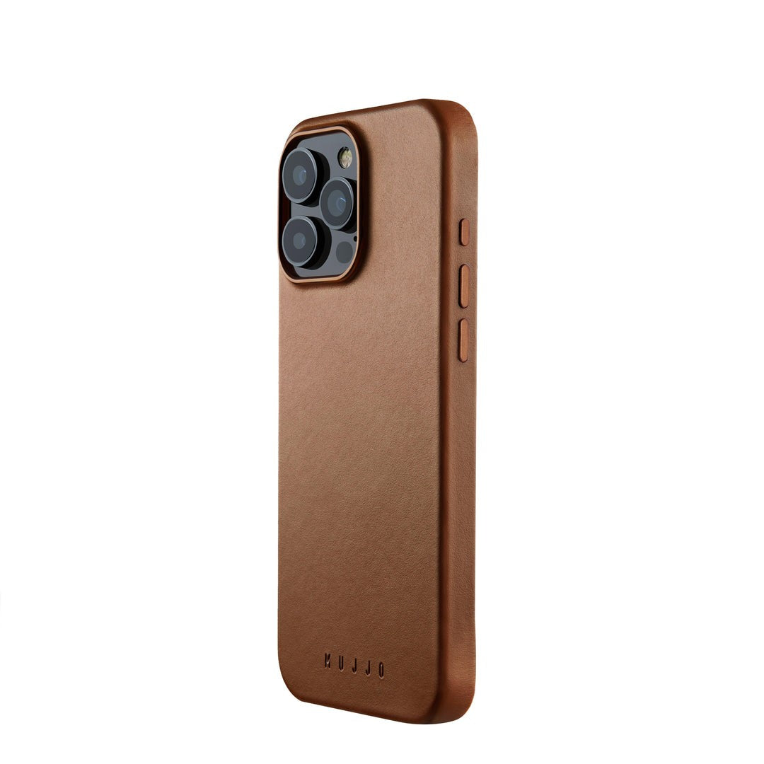 Mujjo Full Leather Case for iPhone 16 Pro Max – Best Leather iPhone 16 Case