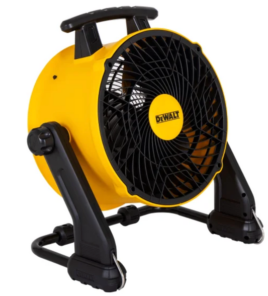 Dewalt 16 Inch 3-Speed Portable Shop Job Fan, Benchtop, Hanging, 4000 CFM