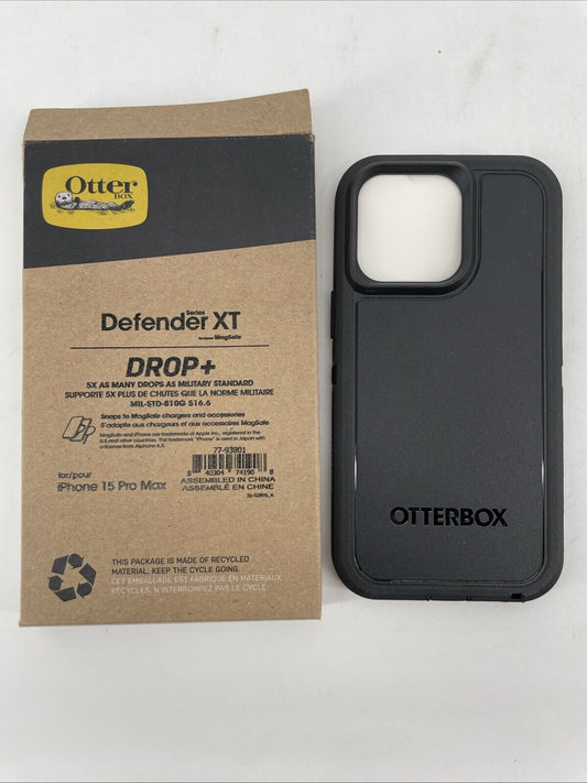 OtterBox DEFENDER SERIES XT Case for Apple iPhone 15 Pro Max - Black