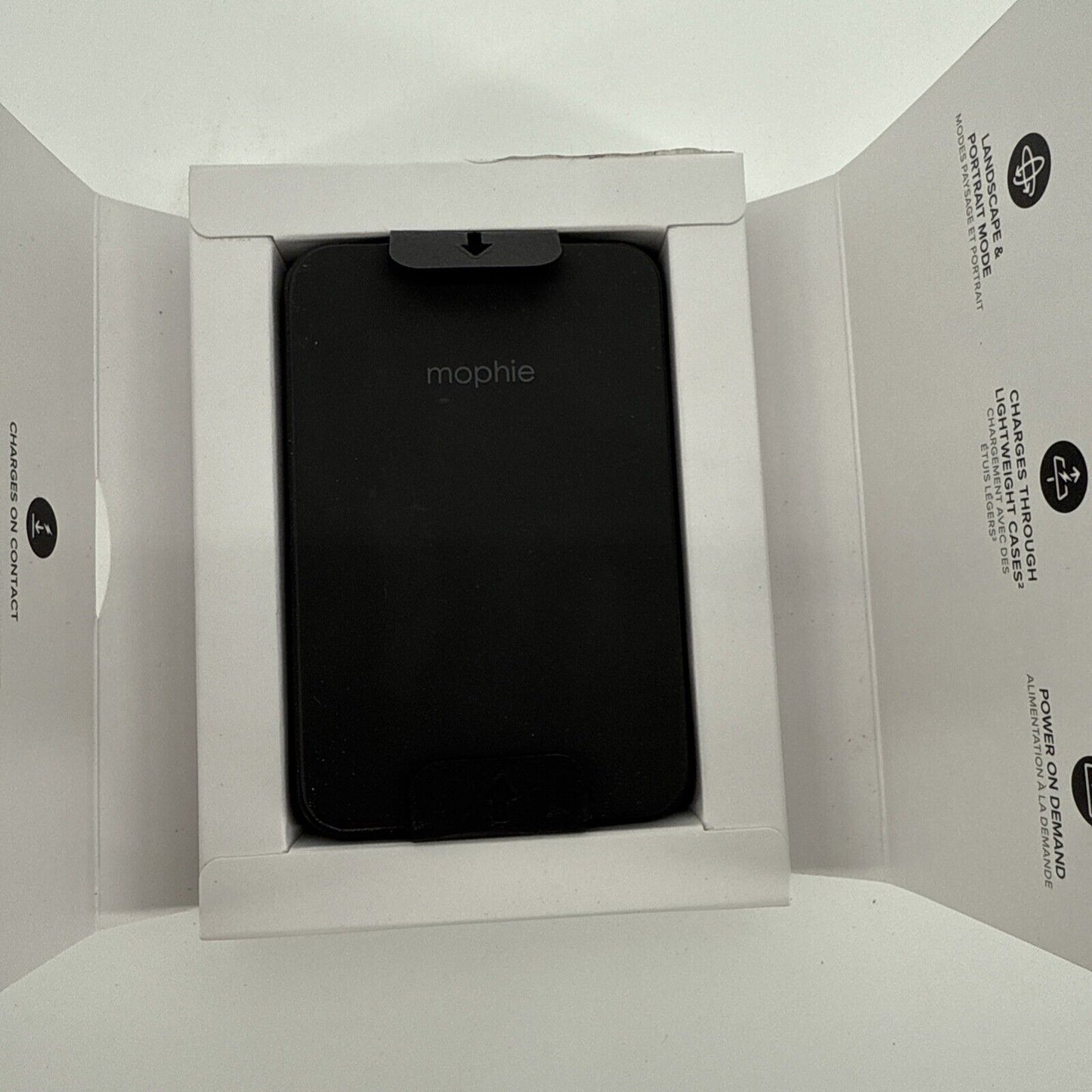 mophie Snap+ 10000 mAh Wireless Powerstation Stand - Black