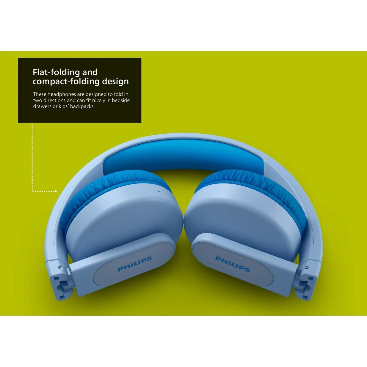 PHILIPS K4206B - Kids Wireless On-Ear Headphones-BT-Wired-Parental App Control