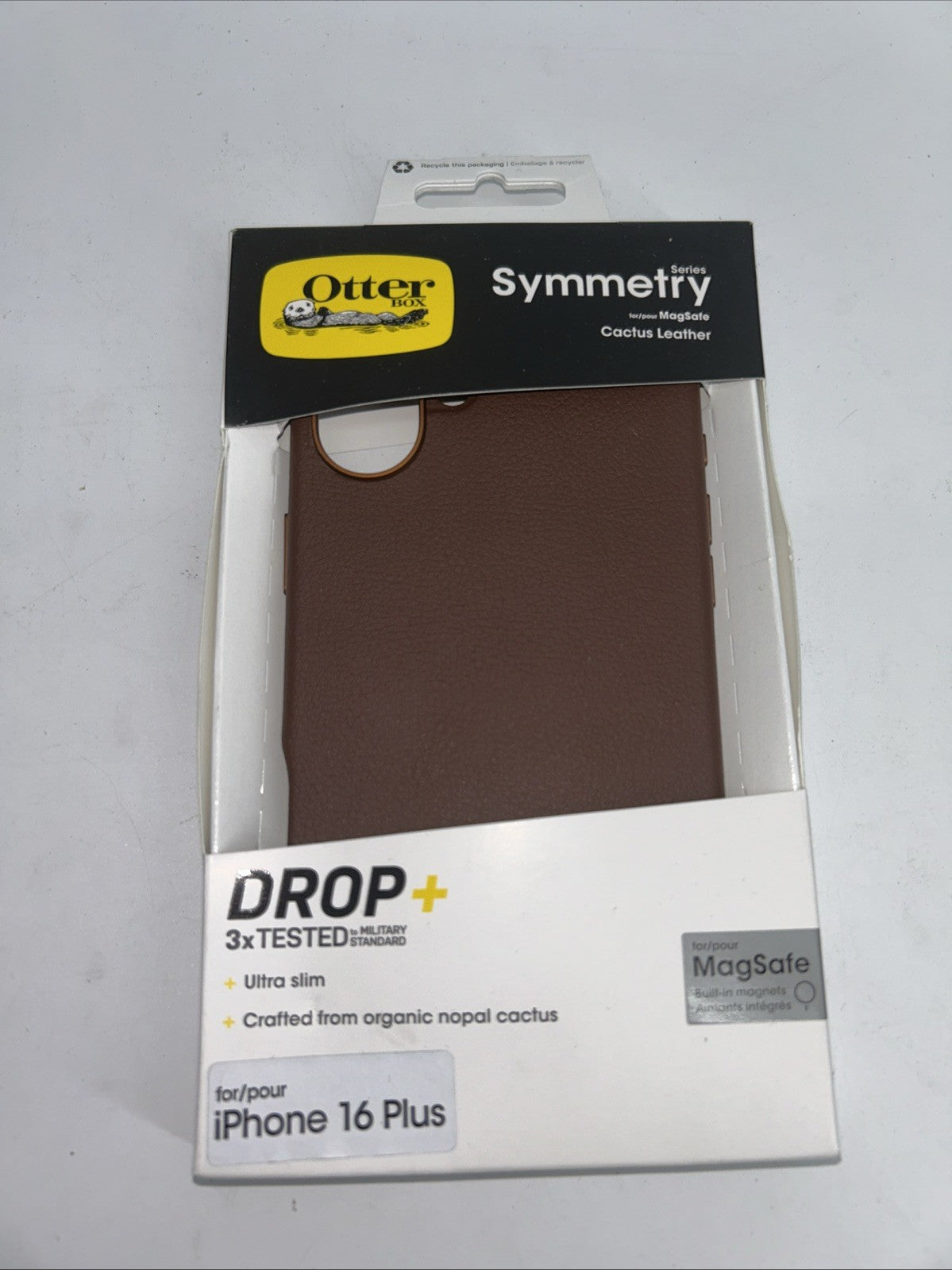 OtterBox Apple iPhone 16 Plus Symmetry Cactus Leather Series Case with MagSafe