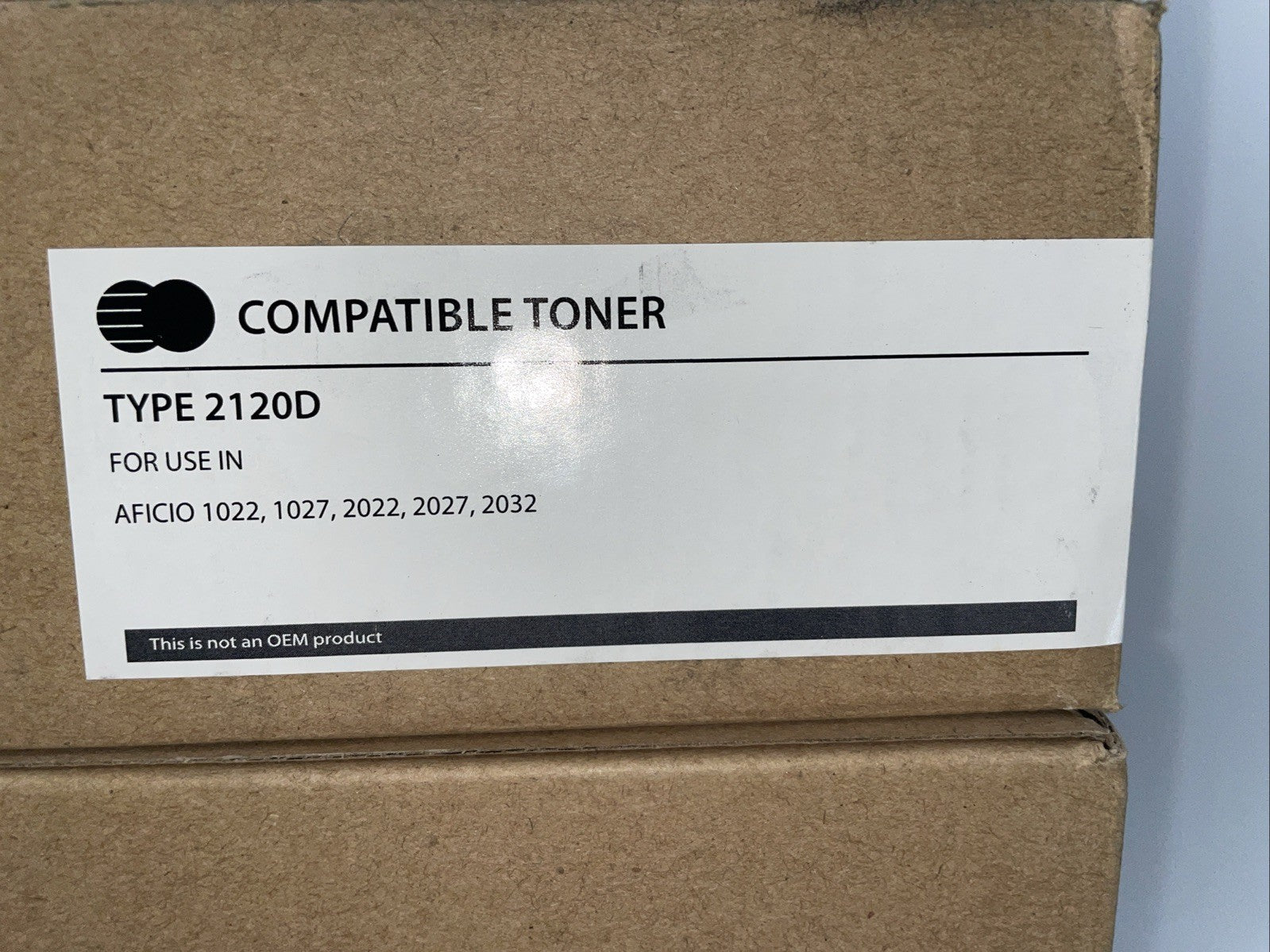 BULK  5 Pack Compatible Toner Type 2120D For Aficio 1022 1027 2022 2027 2032