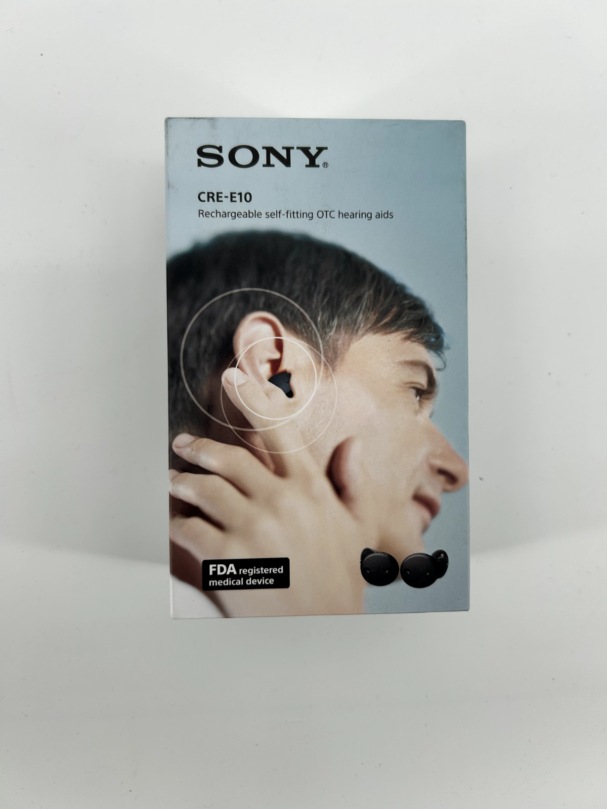 Sony CRE-E10 Self-Fitting OTC Hearing Aids - Over The Counter - FDA Approved