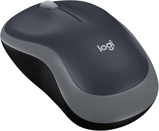 Logitech M185 Wireless Mouse – 2.4GHz w/ USB Mini Receiver, 12-Mo Battery Life