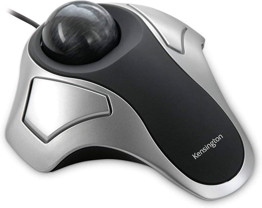Kensington Orbit Trackball Mouse (K64327F), Silver/Black