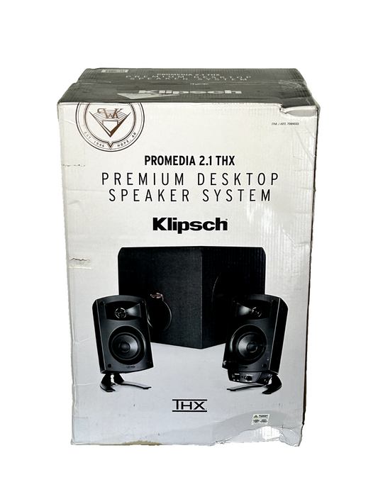 Klipsch Pro Media 2.1 THX Speakers - Black - Computer Speakers
