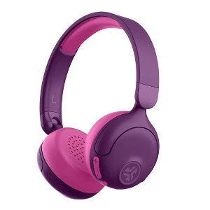 JLab JBuddies Bluetooth Wireless ANC Kids' Headphones - Purple/Pink