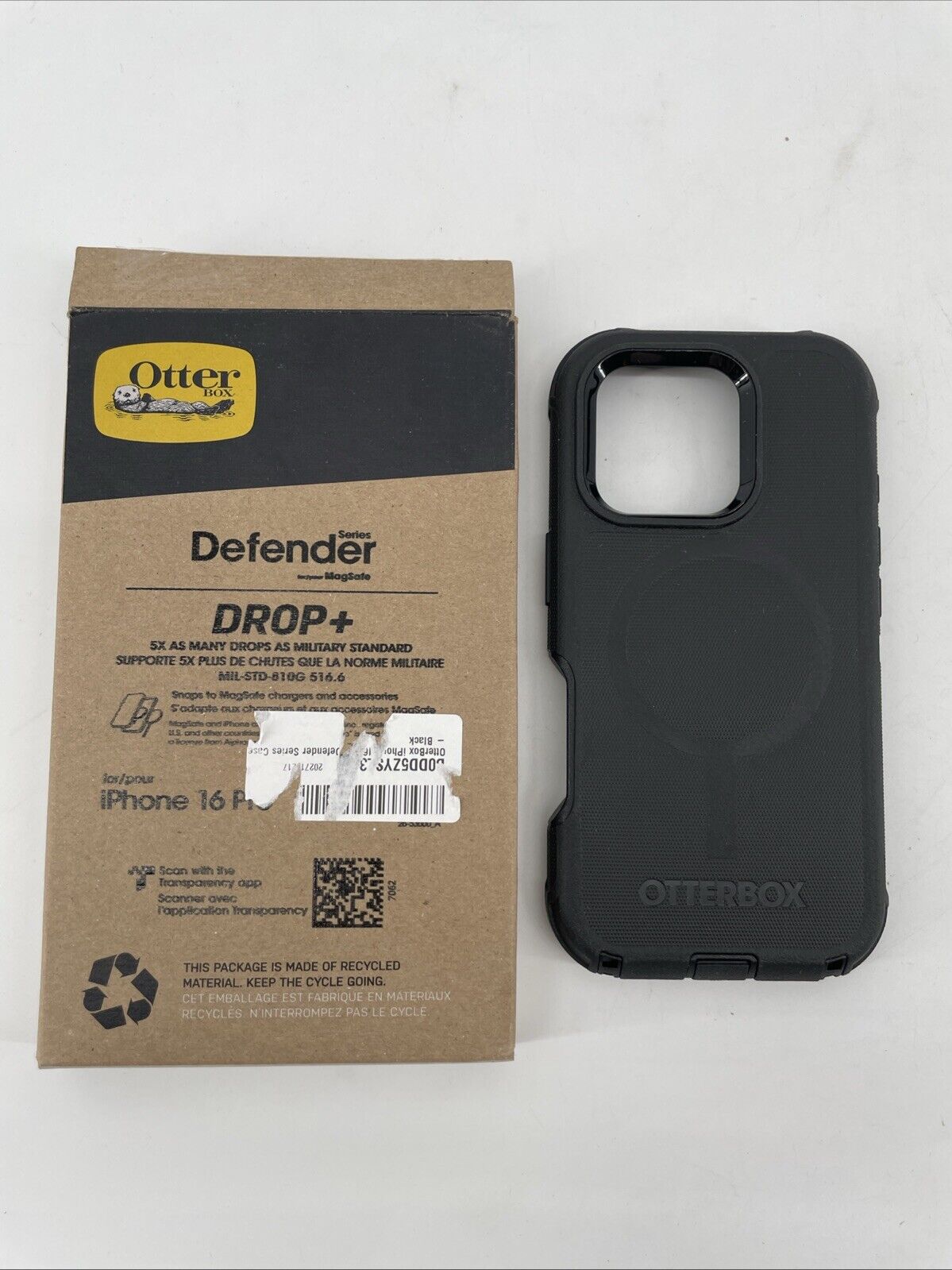 Otterbox Defender Series Pro for  iPhone 16 Pro Max MagSafe Case (Black)
