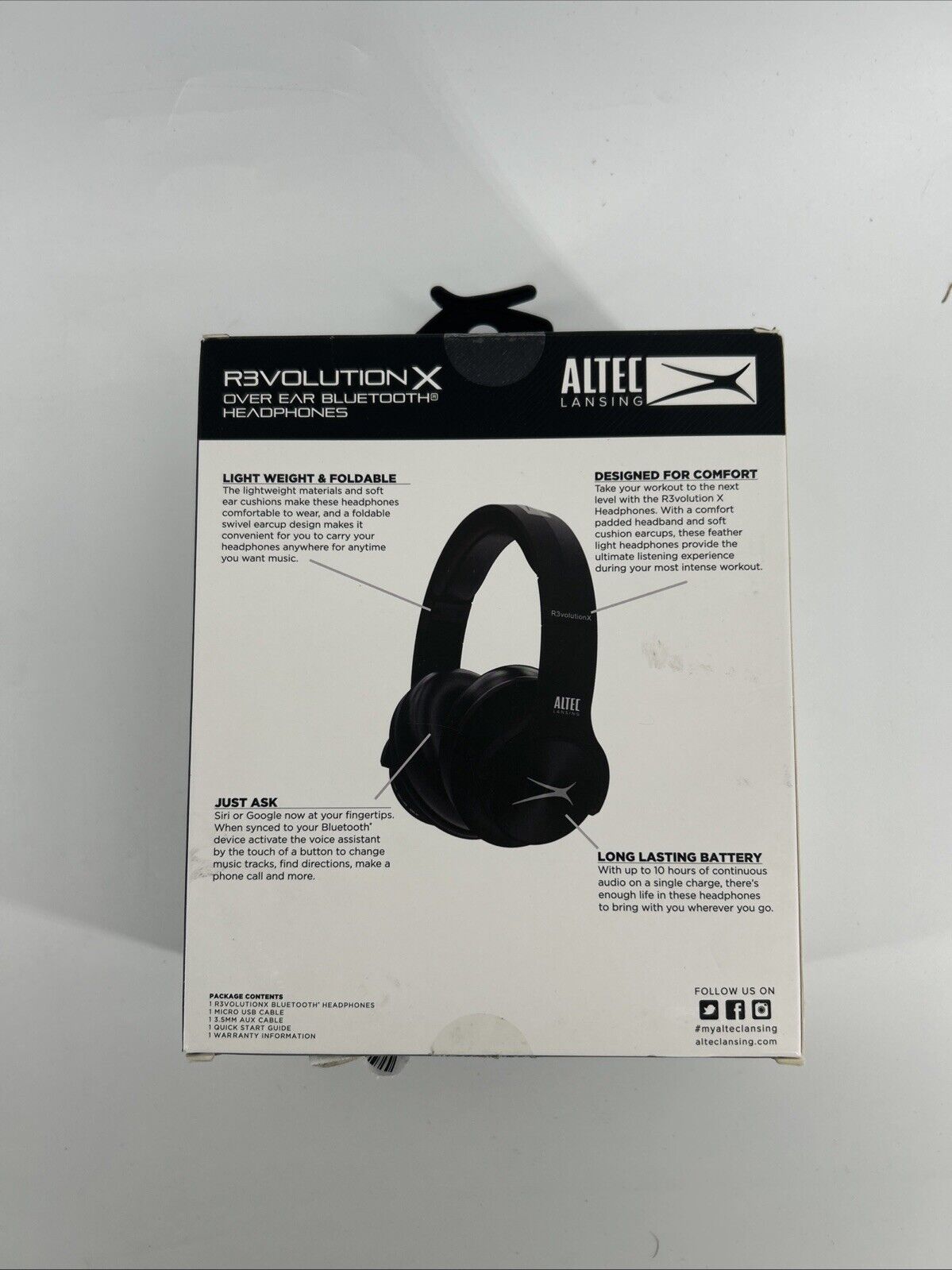Altec Lansing MZX009 Revolution X Over War Bluetooth Headphones  Factory Sealed