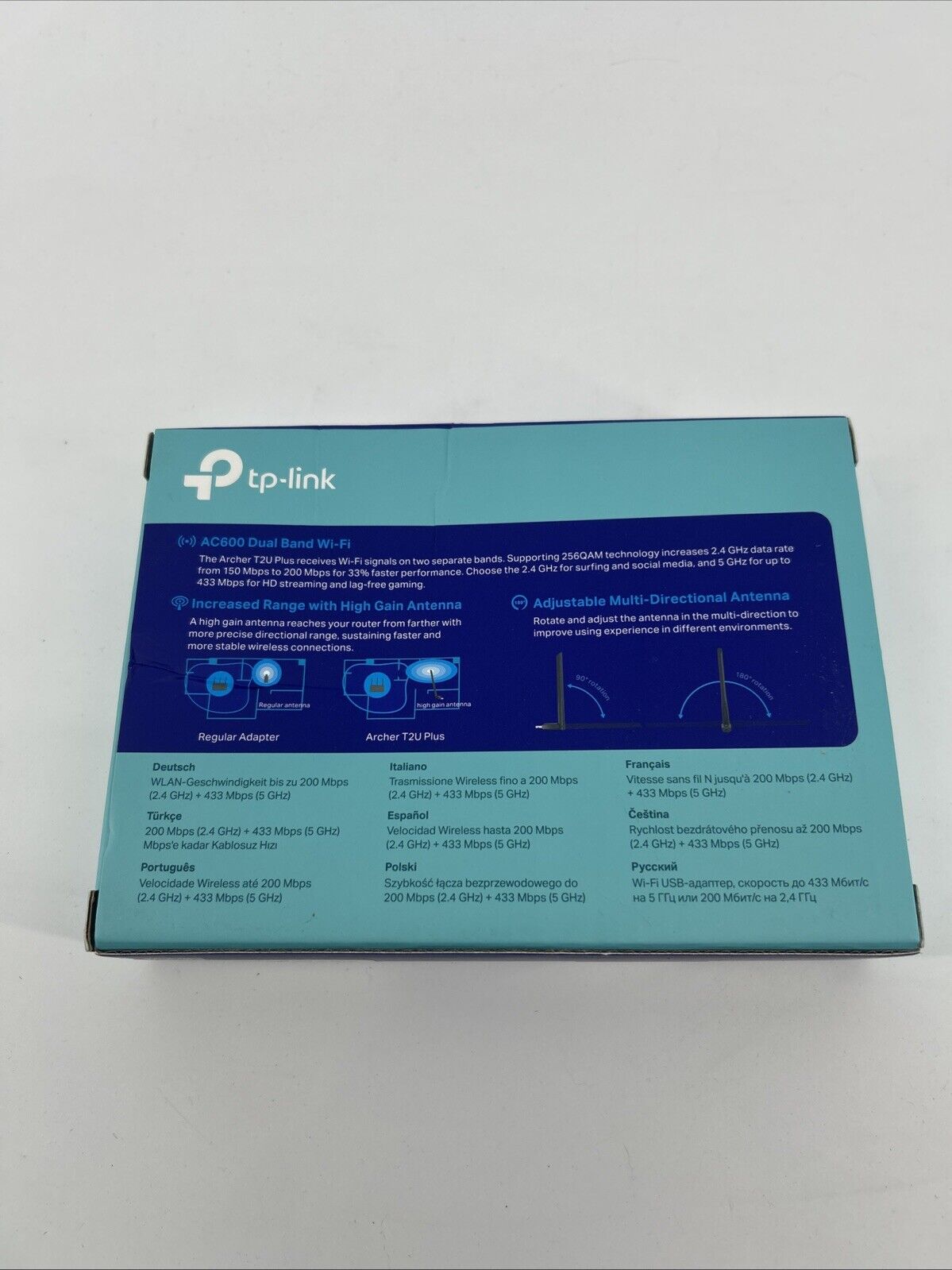 TP-Link Archer T2U Plus High Gain Wireless Dual Band USB Adapter