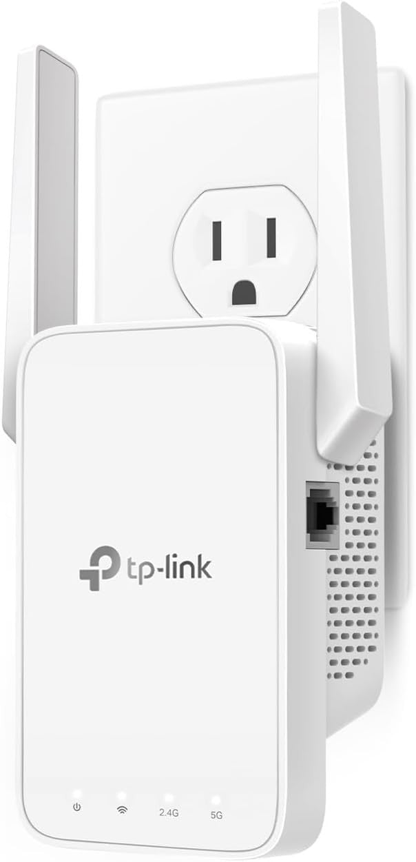 TP-Link AC1200 WiFi Extender, 2024 Wirecutter Best WiFi Extender, 1.2Gbps