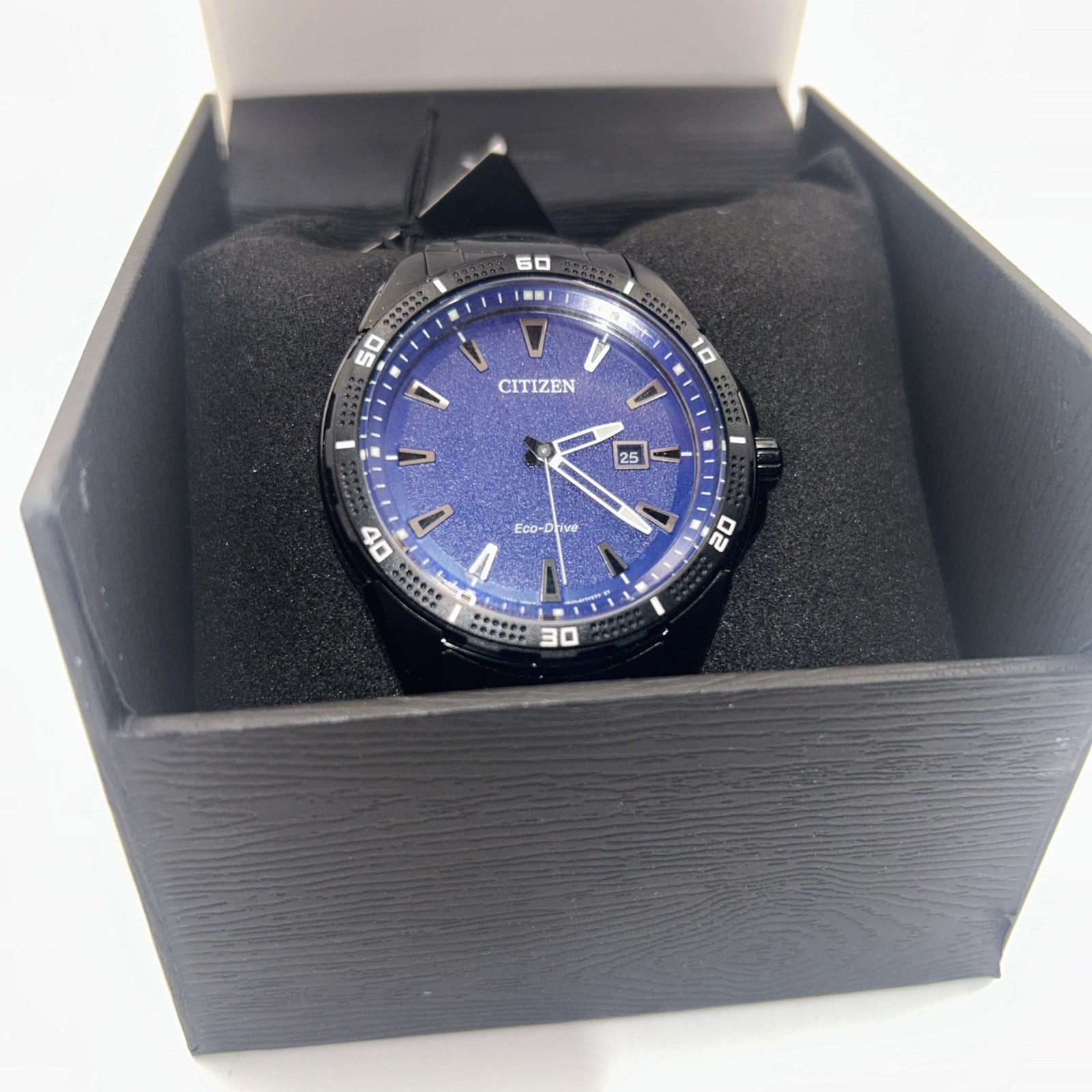 Citizen AR Eco-Drive Movement 45mm Blue/Black Stainless Steel Case with Black...